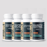 Diabetes Care Pack – 4-in-1 Herbal Supplement Regulates Sugar, Relieves Stress & Revives Energy