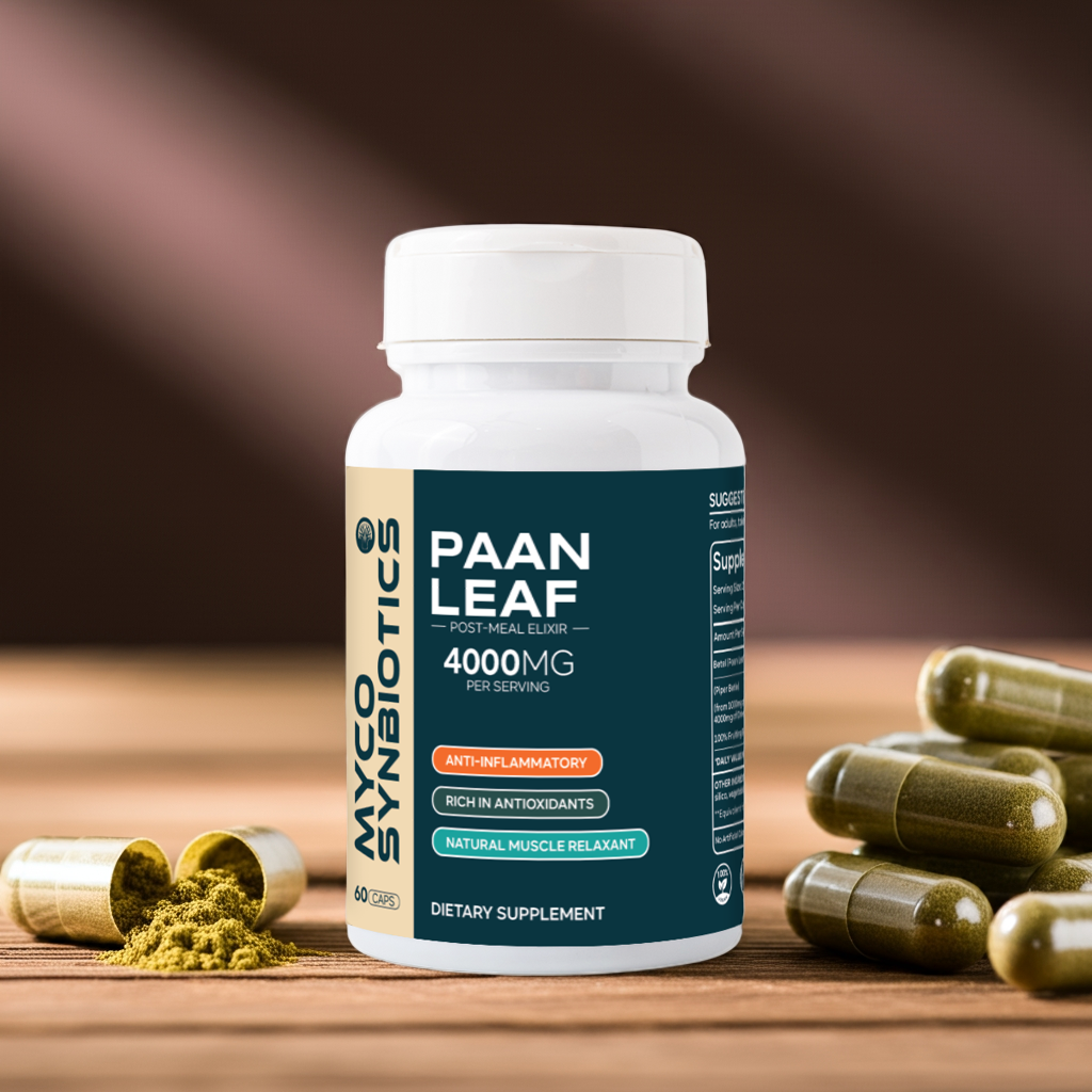 Paan Leaf Capsules – Herbal Support for Gut, Skin, Lungs & Oral Health