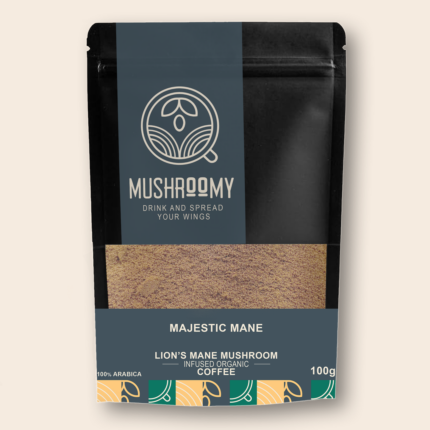 MAJESTIC MANE - Lion's Mane Mushroom Infused Organic Coffee