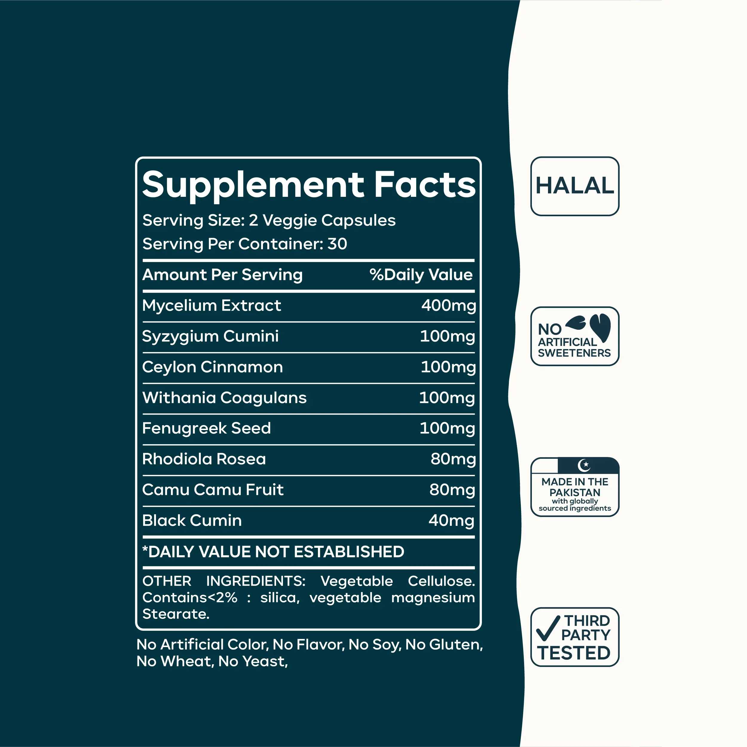 Anti Fatigue Capsules | Stress Support & Energy Boost Supplement