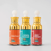 Athletes Pack | Organic Reishi, Lion’s Mane & Cordyceps Mushroom Extracts
