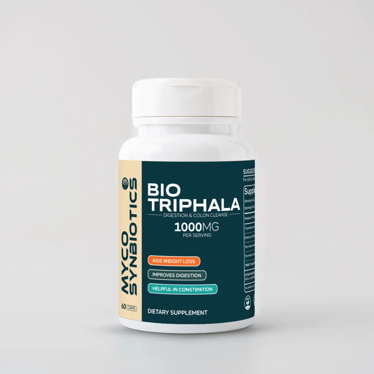 Bio Triphala Capsules | Organic Digestion & Colon Health Supplement