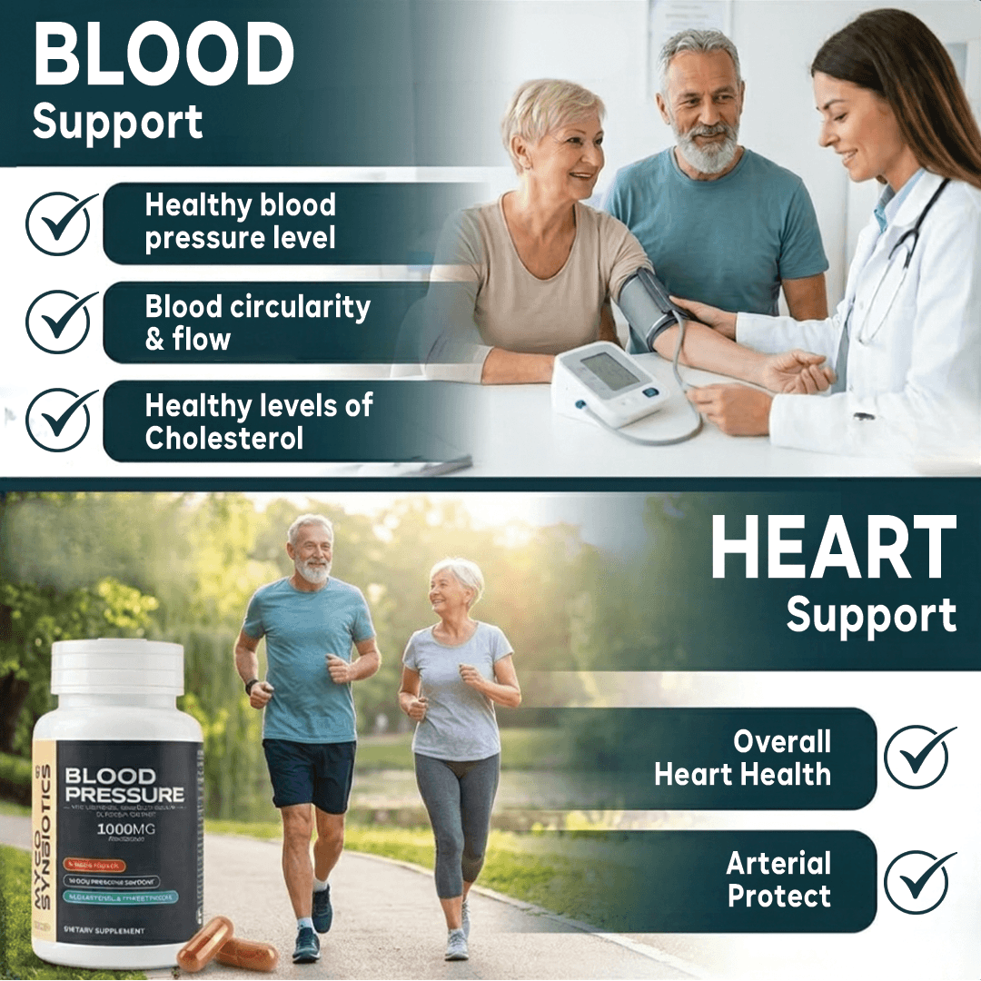 Blood Pressure Support with Hawthorn Berry & Hibiscus | Natural Heart Health
