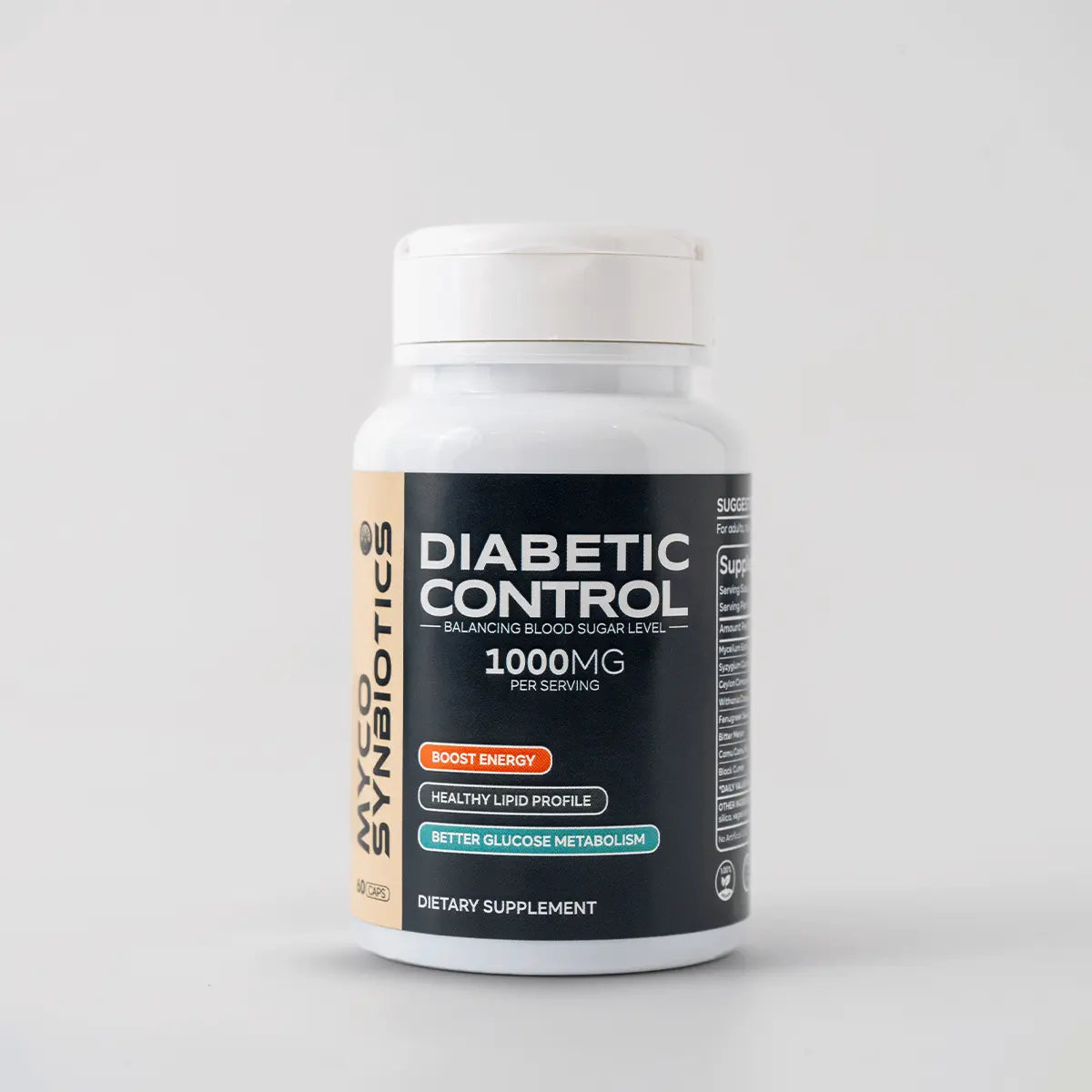 Diabetic Control Mushroom Supplement | Blood Sugar Balance & Energy Boost