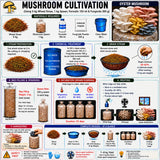 Grey Oyster Mushroom Grain Spawn 1 kg (420)
