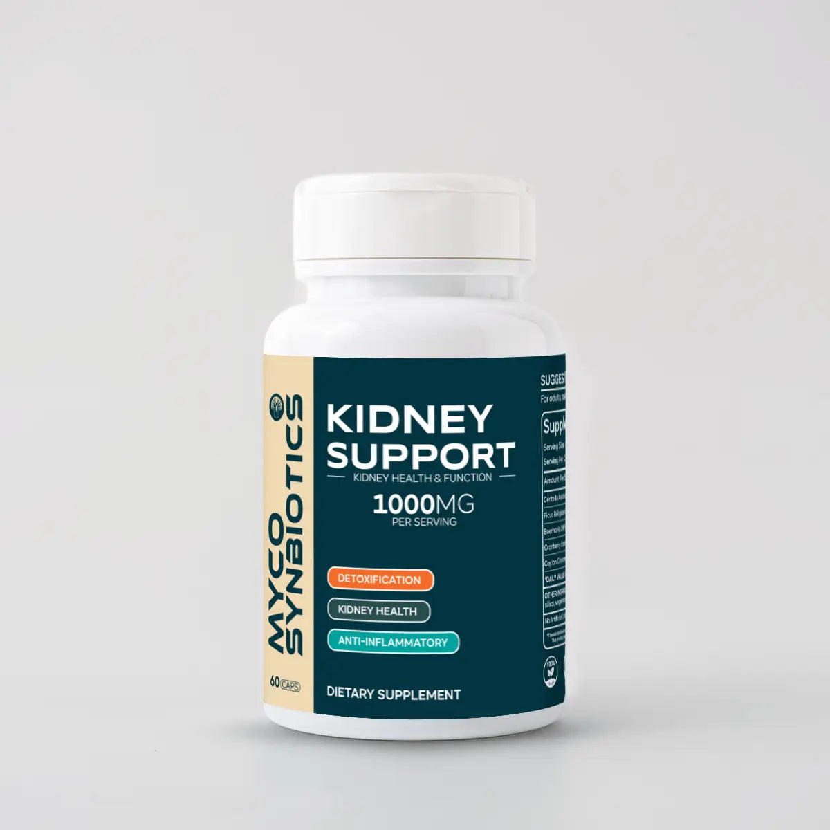 Kidney Support Capsules with Centella Asiatica & Cranberry | Natural Kidney Health