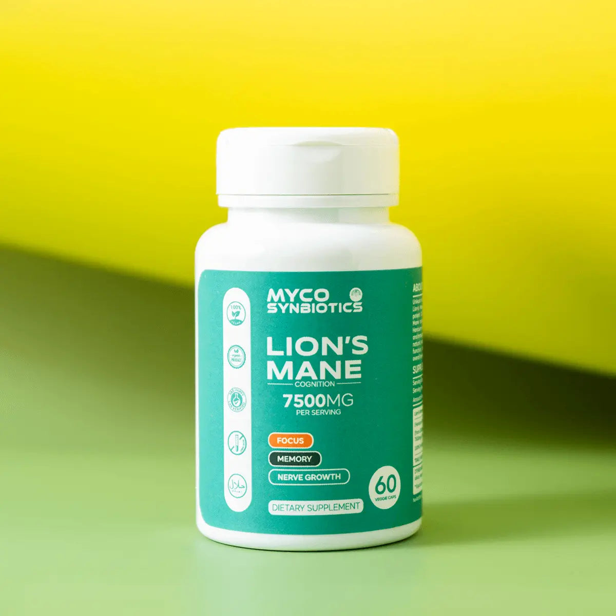 Lion's Mane Mushroom Capsules – Organic Brain-Health Supplement