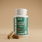 Lion's Mane Mushroom Capsules – Organic Brain-Health Supplement