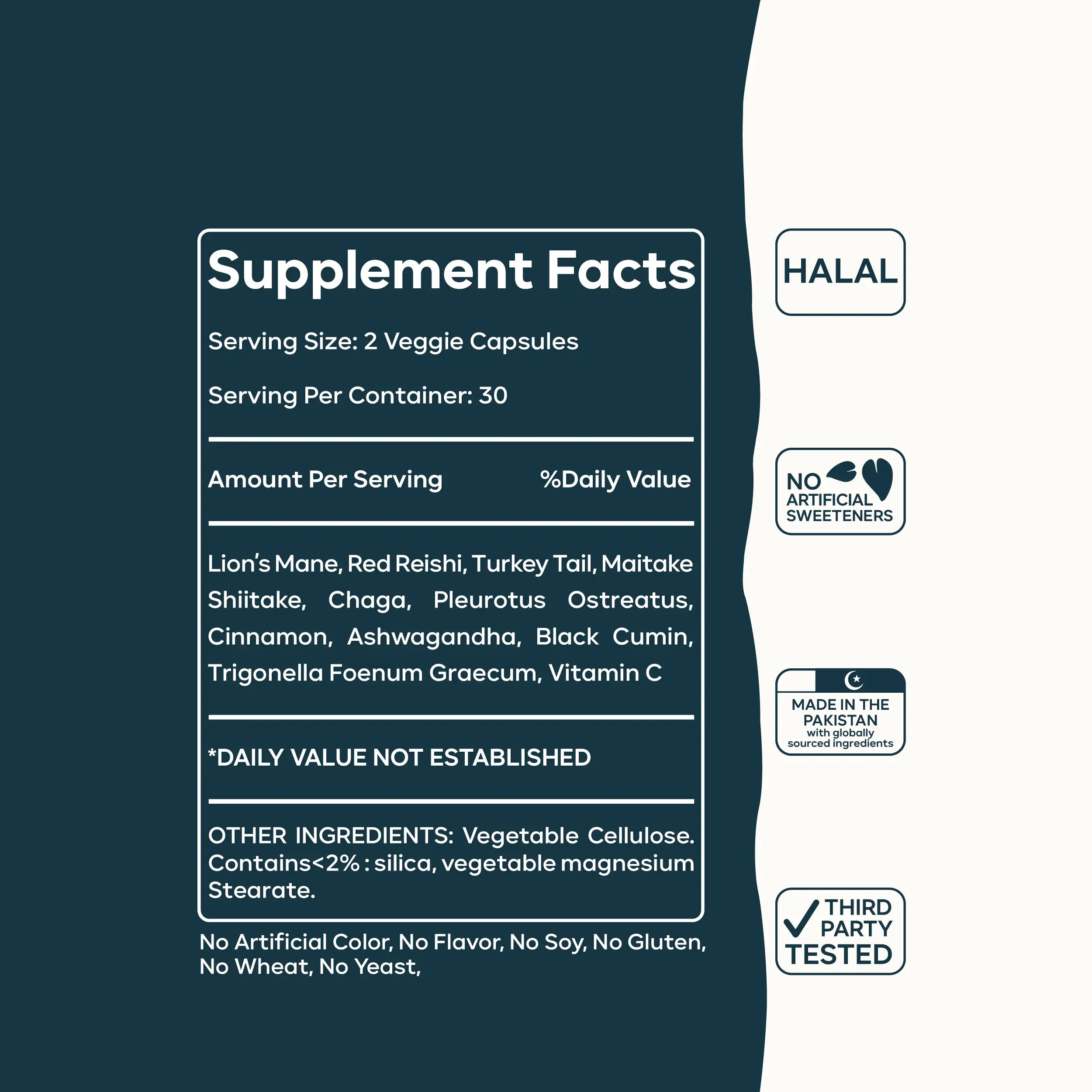 Master Blend Mushroom Capsules – Powerful Mushroom Blend Supplements