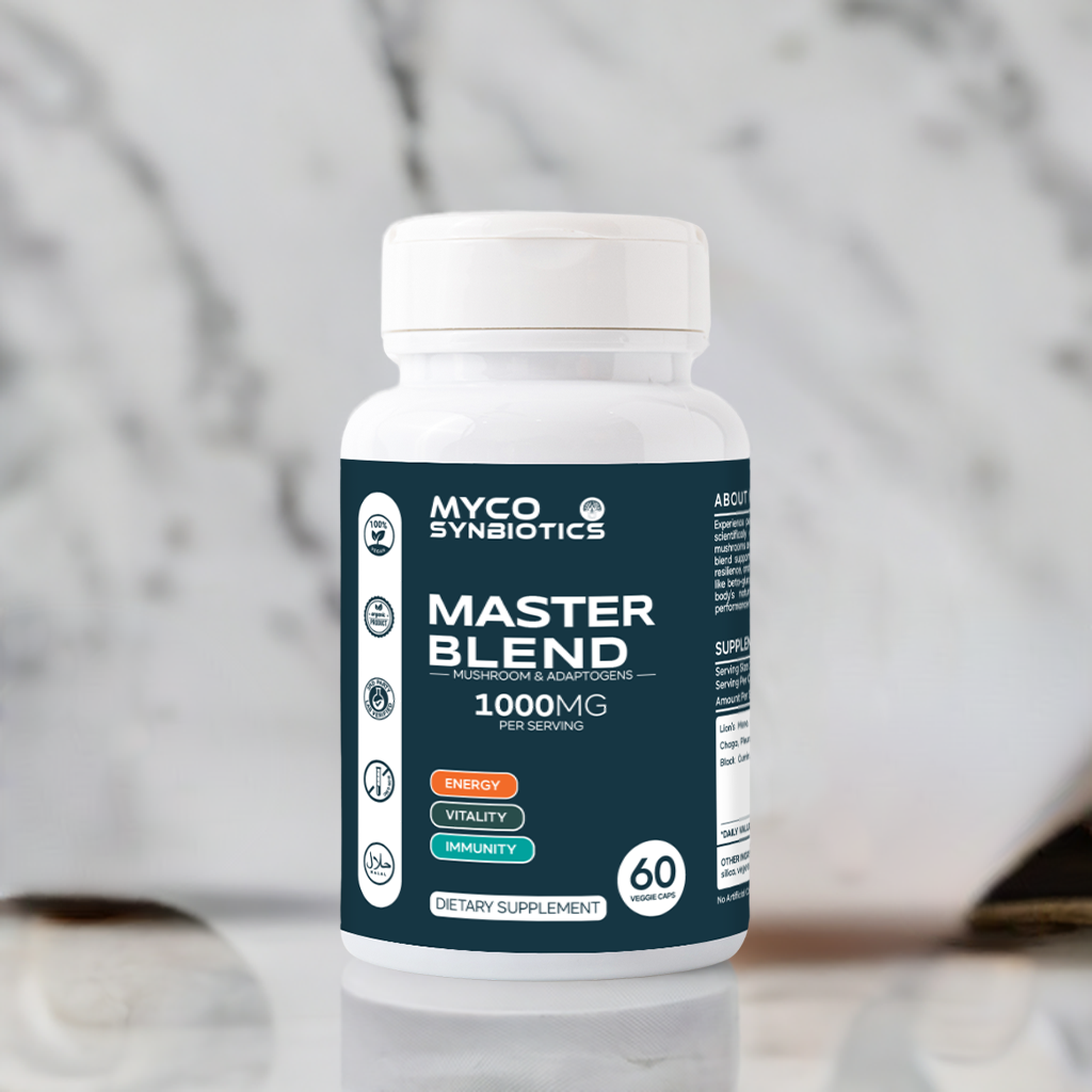 Master Blend Mushroom Capsules – Powerful Mushroom Blend Supplements