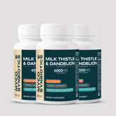 Milk Thistle & Dandelion Root 3-Pack Liver Detox Bundle