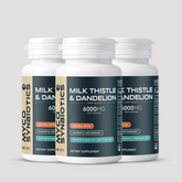 Milk Thistle & Dandelion Root 3-Pack Liver Detox Bundle