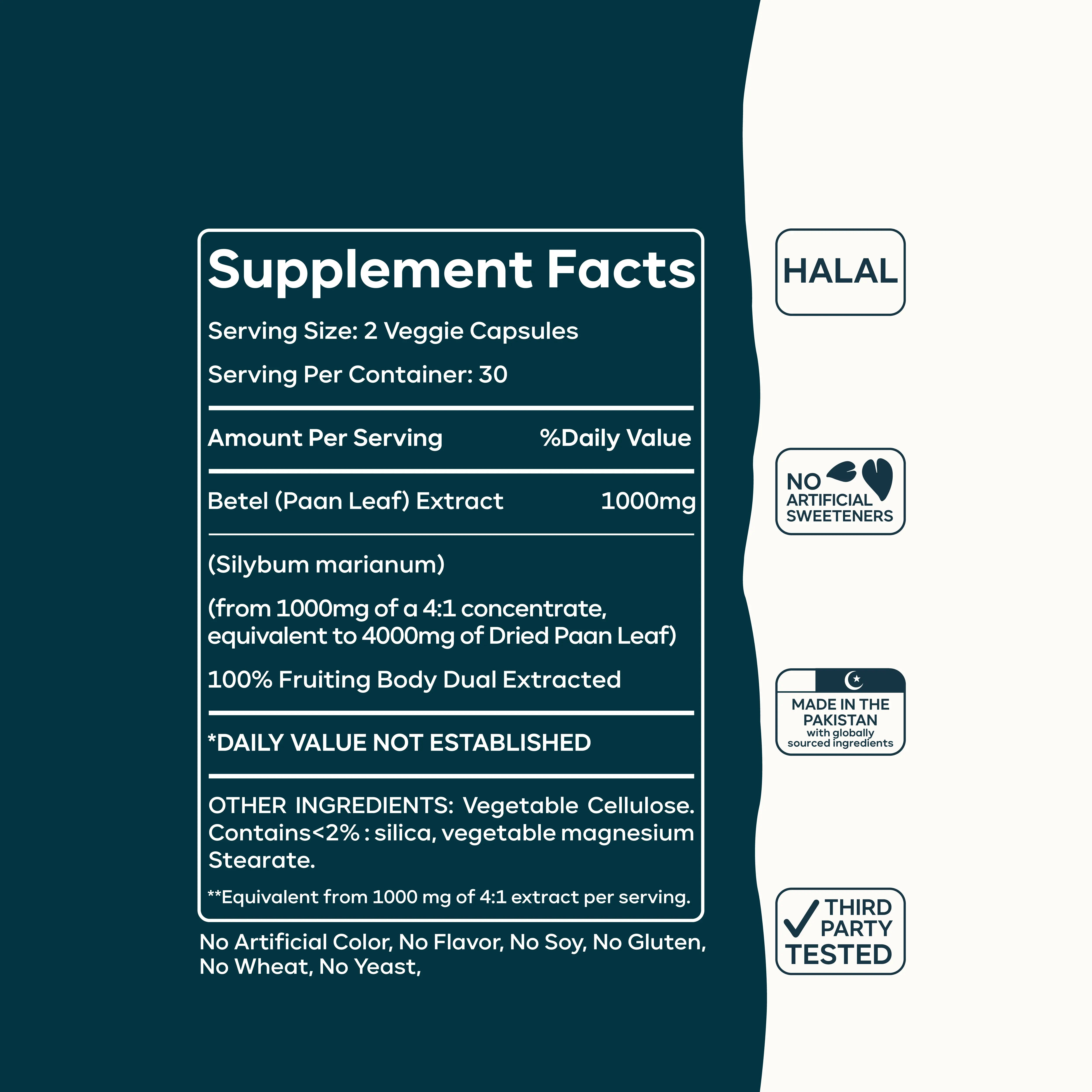 Paan Leaf Capsules – Herbal Support for Gut, Skin, Lungs & Oral Health