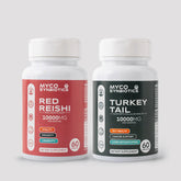 Red Reishi & Turkey Tail Mushroom Bundle – Immune & Wellness Support