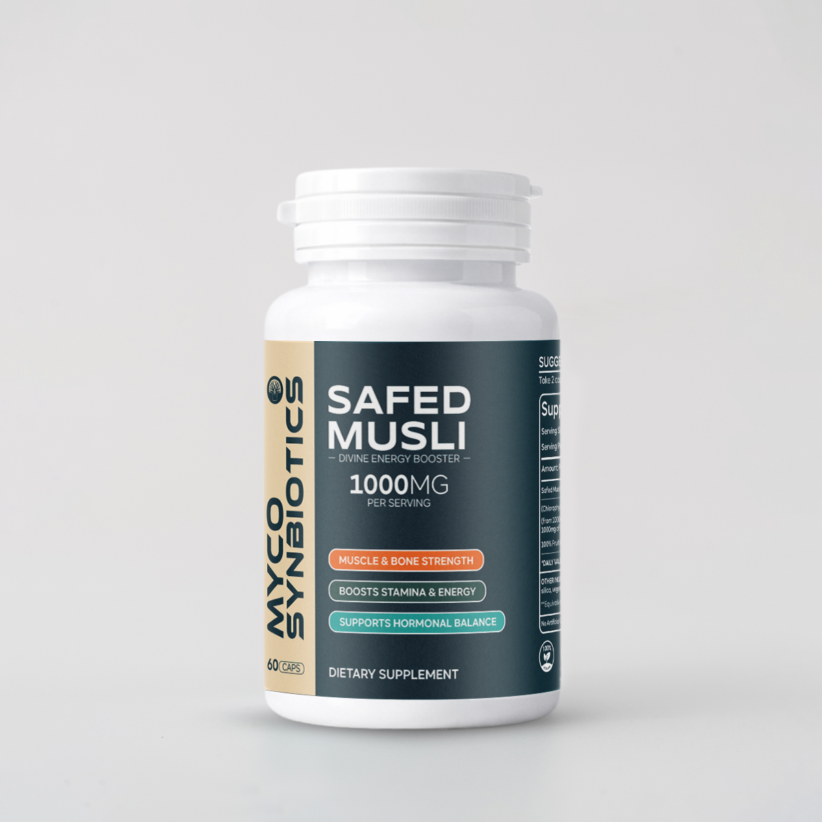 Safed Musli Capsules – Natural Strength, Energy & Vitality Booster