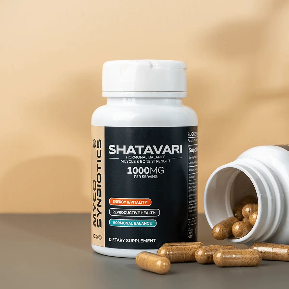 Shatavari Strong Core Bone Support Capsules | Organic Herbal Supplement for Women