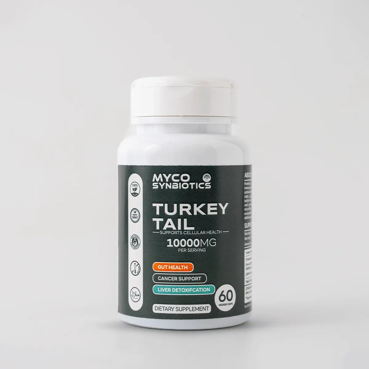 Turkey Tail Mushroom Capsules – Organic Immune Support Supplement