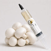 White Button Mushroom Liquid Culture Syringe – 10cc | Agaricus Bisporus Strain (599)