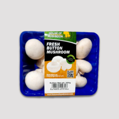 Fresh White Button Mushroom – 250gm | Premium Quality Fresh Mushrooms
