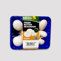 Fresh White Button Mushroom – 250gm | Premium Quality Fresh Mushrooms