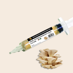 Pearl Oyster Mushroom (Pleurotus Ostreatus) Liquid Culture Syringe 20cc (C0412)