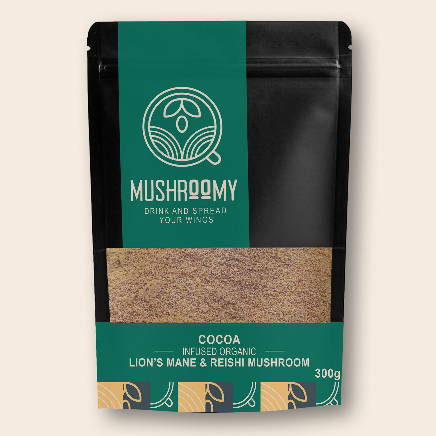 COCOA - Lion's Mane & Reishi Mushroom Infused Organic  Cocoa