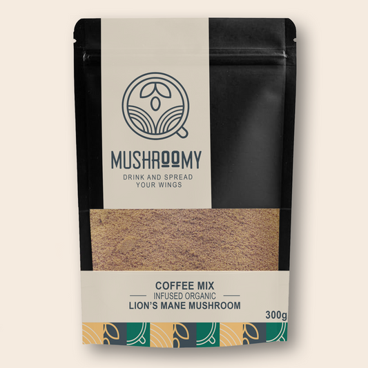 COFFEE MIX - Lion's Mane Mushroom Infused 3 In 1 Organic Coffee