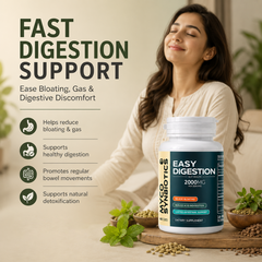 Easy Digestion Herbal Capsules | Gentle Formula for Digestive Comfort & Detox