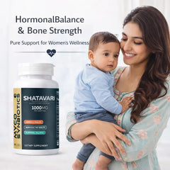 Shatavari Strong Core Bone Support Capsules | Organic Herbal Supplement for Women