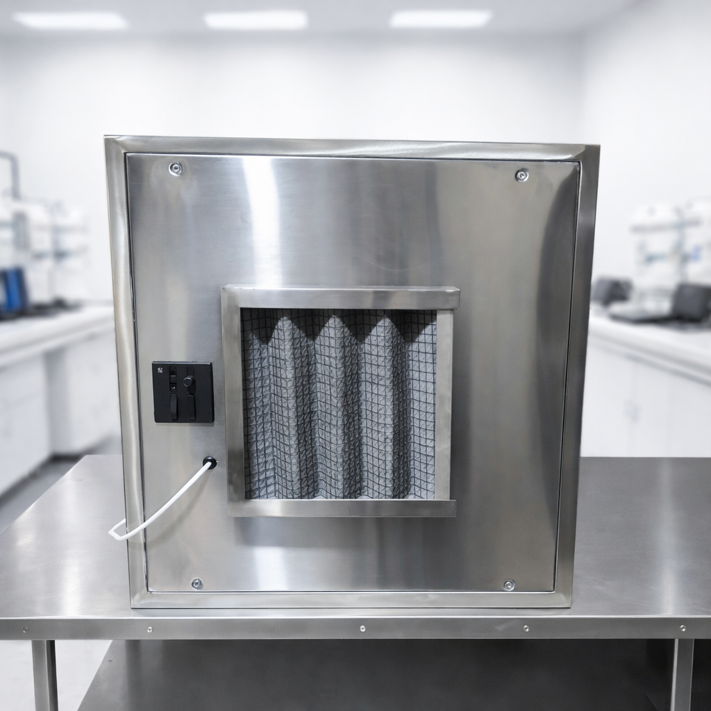 Laminar Flow Hood – 2x2ft | Vertical Model with UV Light & Pre Filter | Stainless Steel or Wooden Body