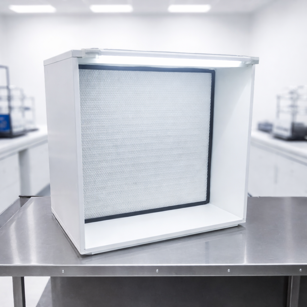 Laminar Flow Hood – 2x2ft | Vertical Model with UV Light & Pre Filter | Stainless Steel or Wooden Body