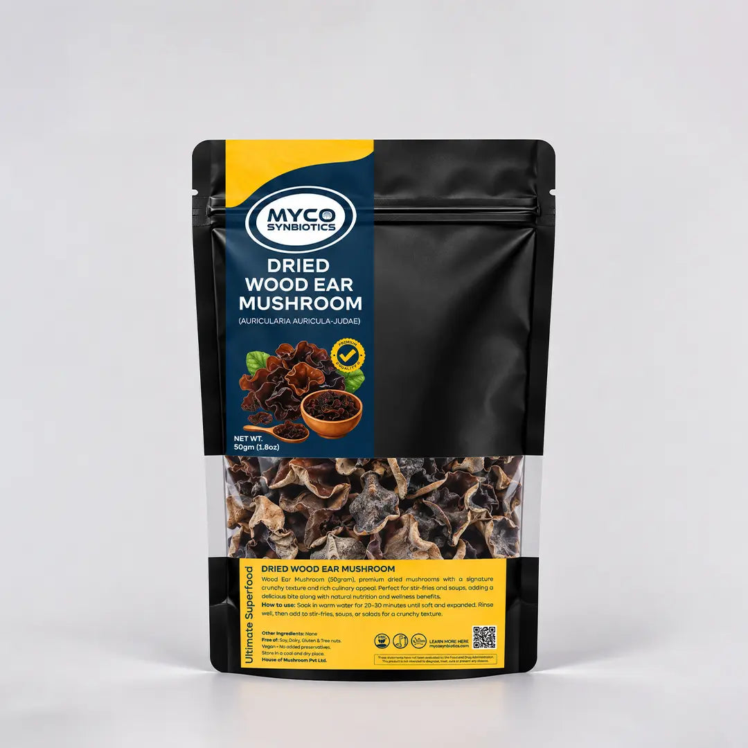 Dried Raw Wood Ear Mushrooms | Crunchy Texture & Natural Nutrition