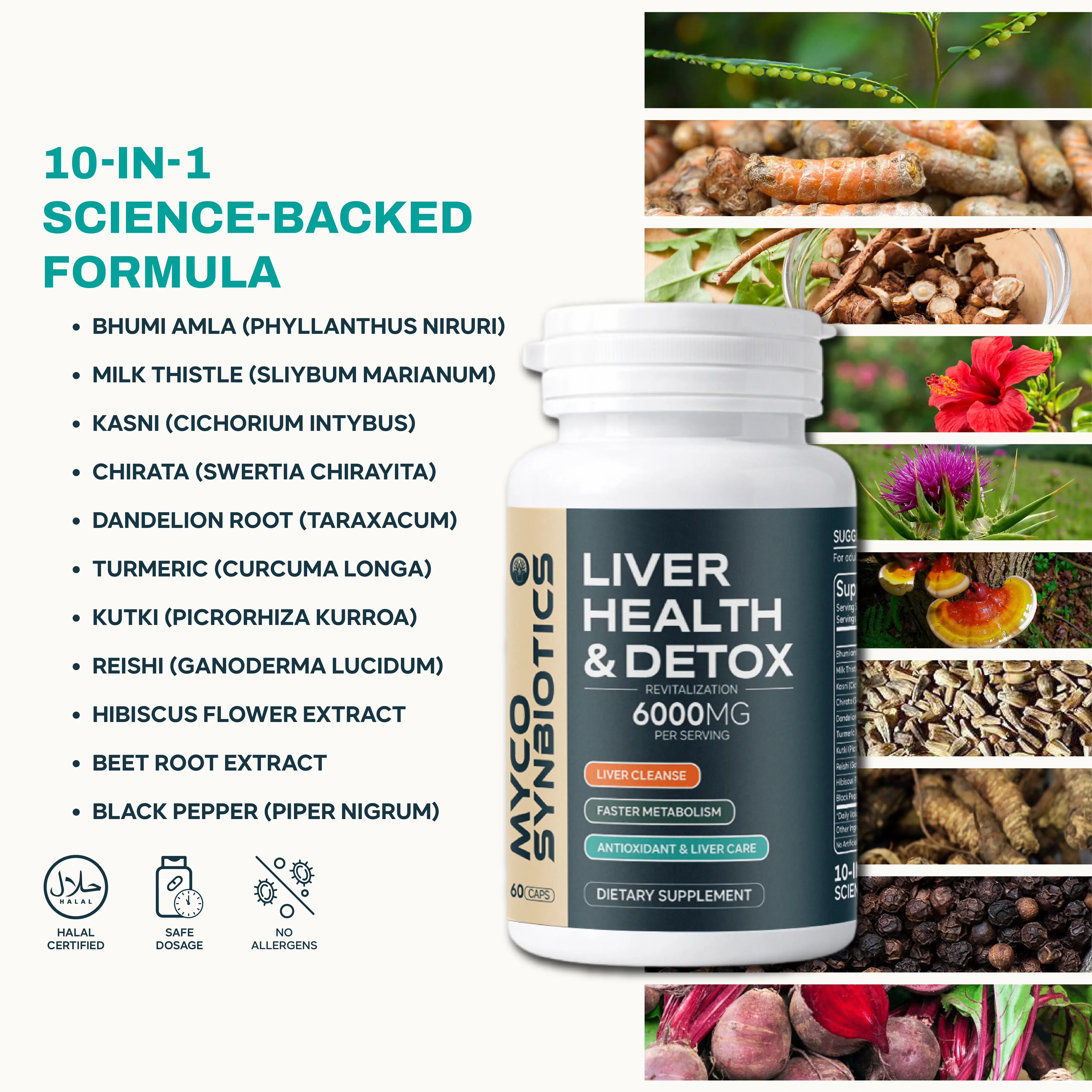 Liver Cleanse & Repair – Ayurvedic Detox with Bhumi Amla, Chirata, Dandilion root , Reishi Extract & Beet Root
