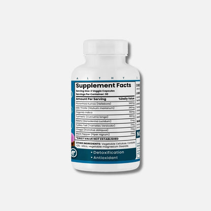 Liver Cleanse Pro Capsules | Detox & Repair Liver with Milk Thistle Extract, 60 Veggie Caps, Liver Health Supplement