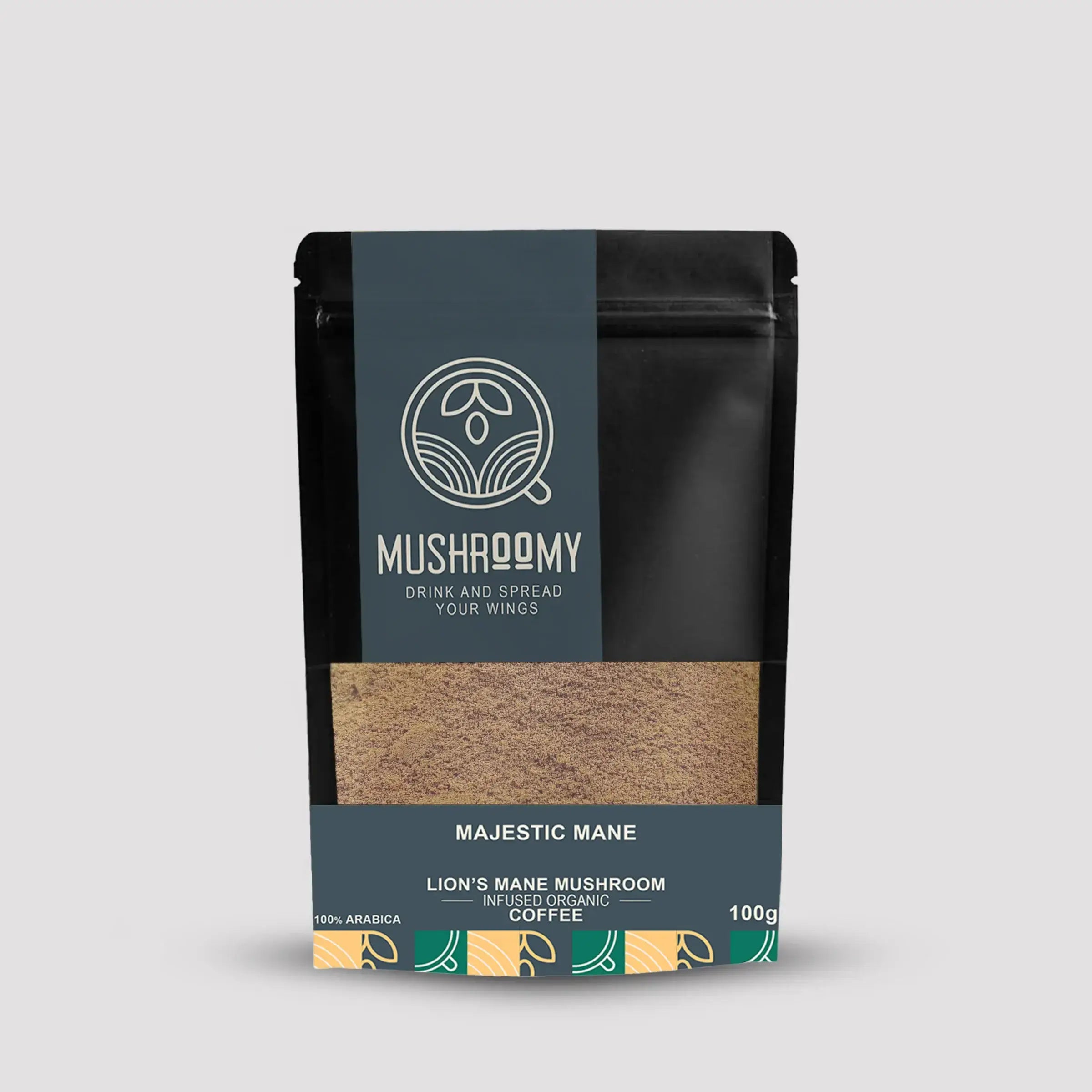 MAJESTIC MANE - Lion's Mane Mushroom Infused Organic Coffee
