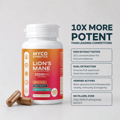 Lion’s Mane with Sea Buckthorn – Organic Brain-Health & Wellness Supplement