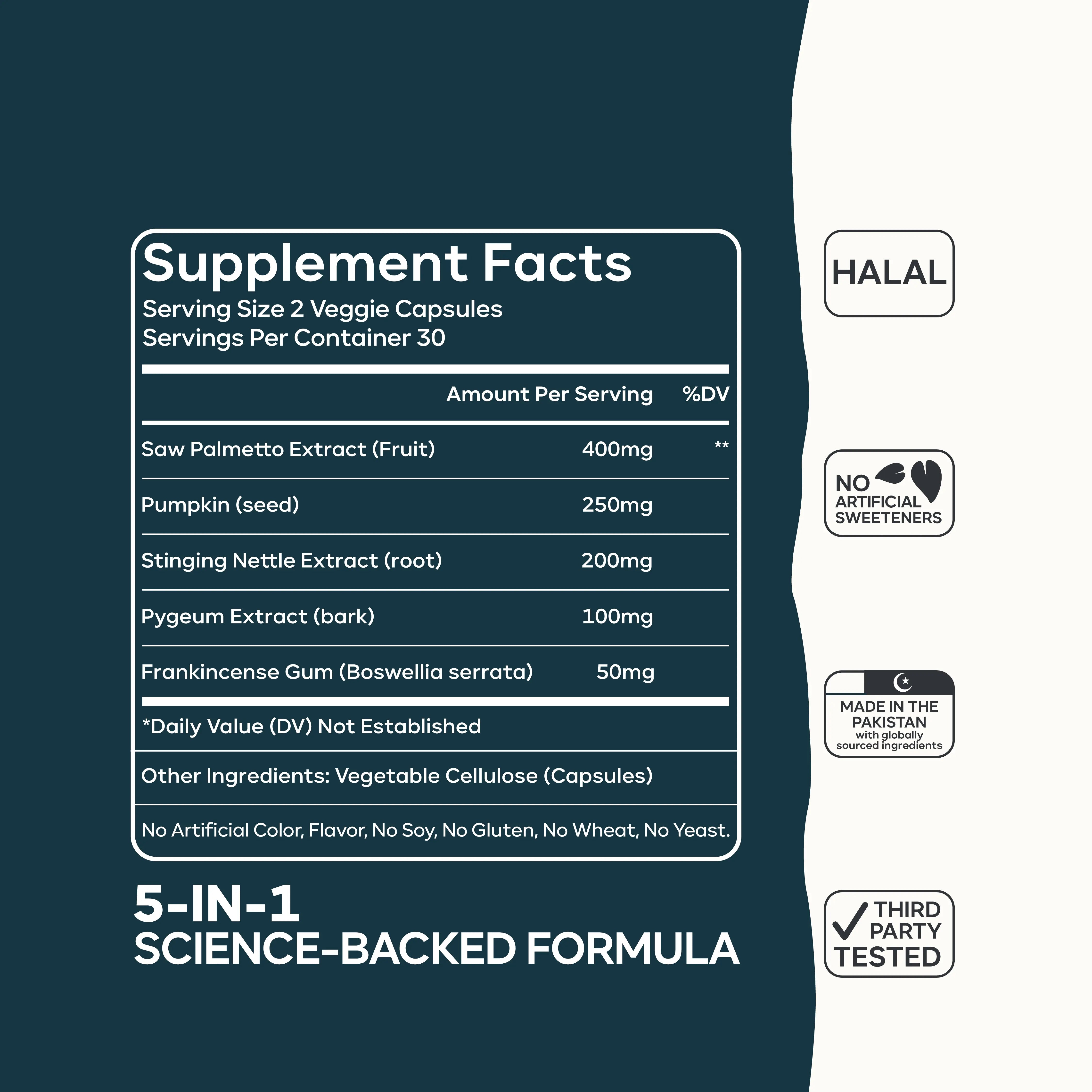 Prostate Support Capsules for Men | Advanced Urinary & Bladder Health Formula