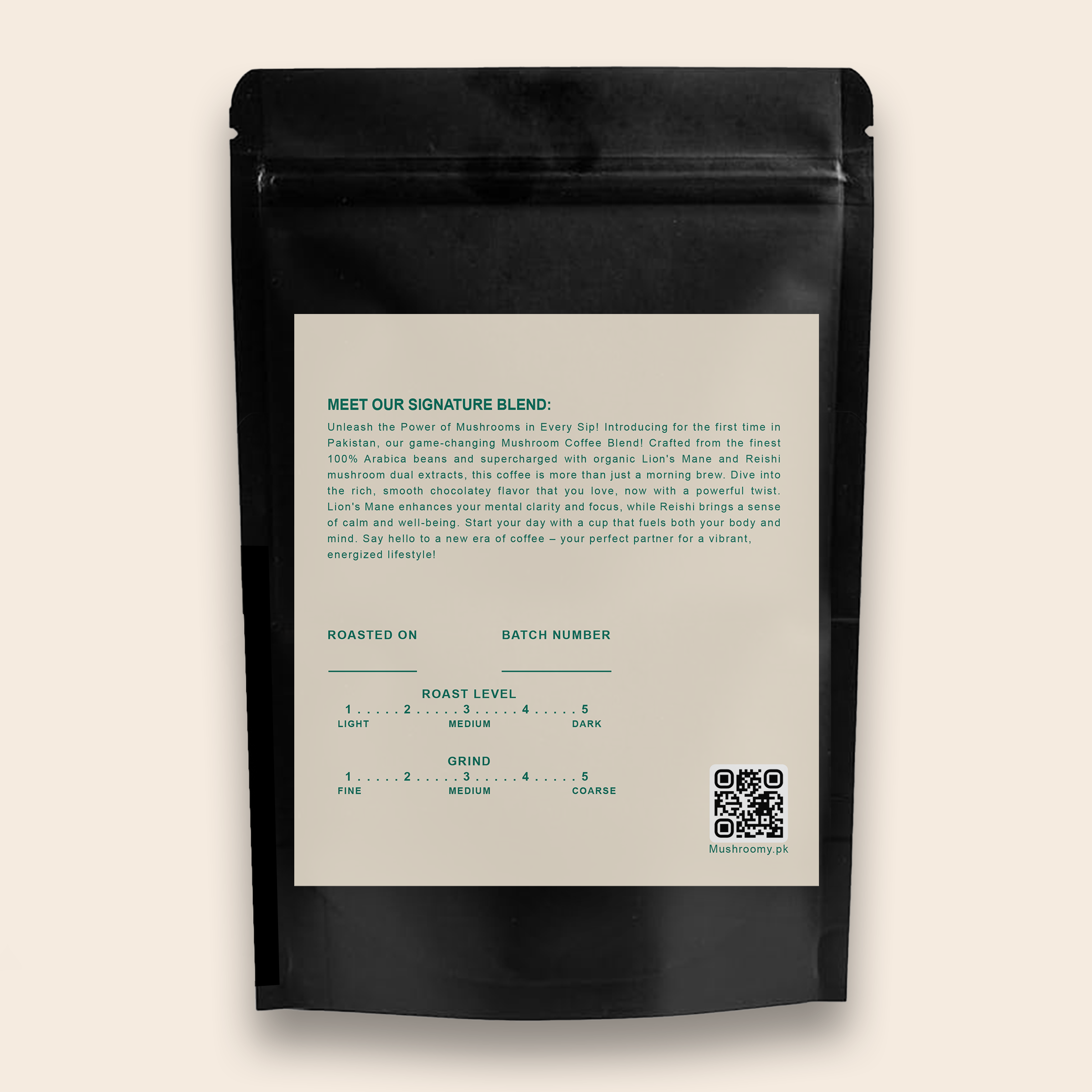 SIGNATURE BLEND - Lion's Mane & Reishi Mushroom Infused Organic Coffee