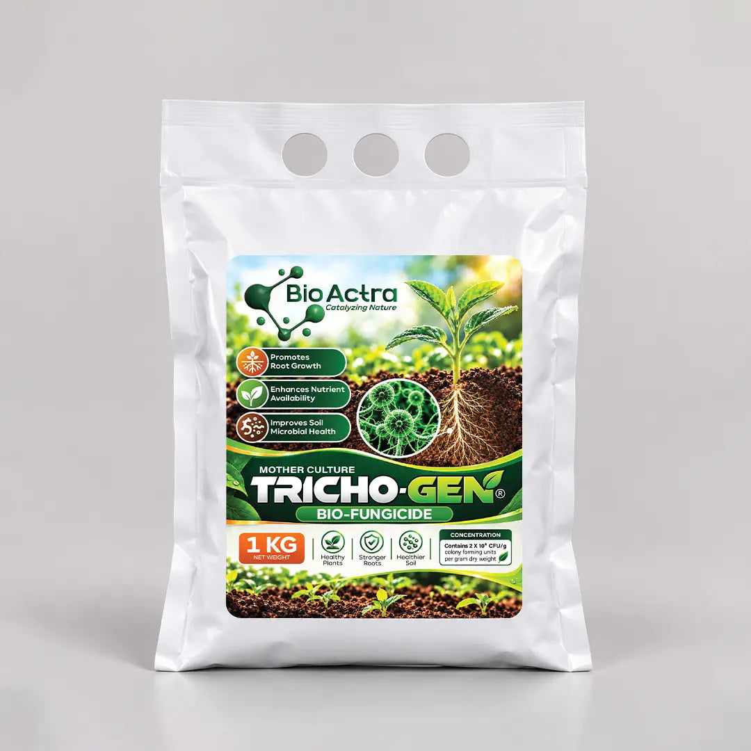Trichoderma Harzianum & Viride Bio Fungicide – Organic Soil Treatment | Root Protection & Disease Control (Tricho-Gen)