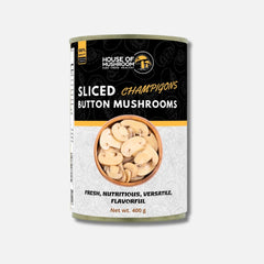 Button Mushroom Sliced Canned 400g