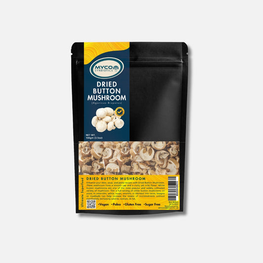 Dried White Button Mushroom 100gm