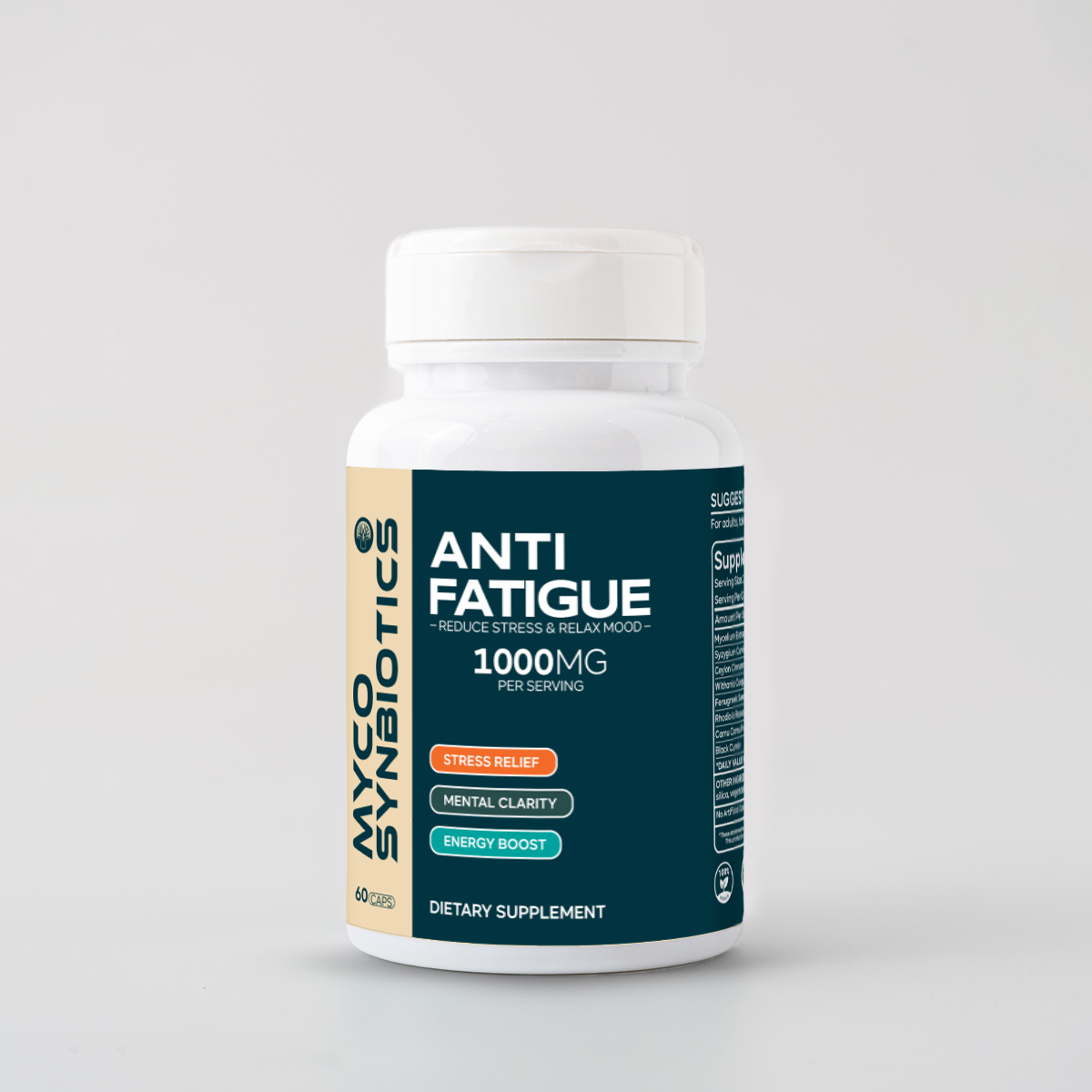 Anti Fatigue Capsules | Support Physical & Mental Well-being With Multi Vitamins, Rhodiola Rosea & Cinnamon, 60 Veggie Caps, Stress Support Supplement
