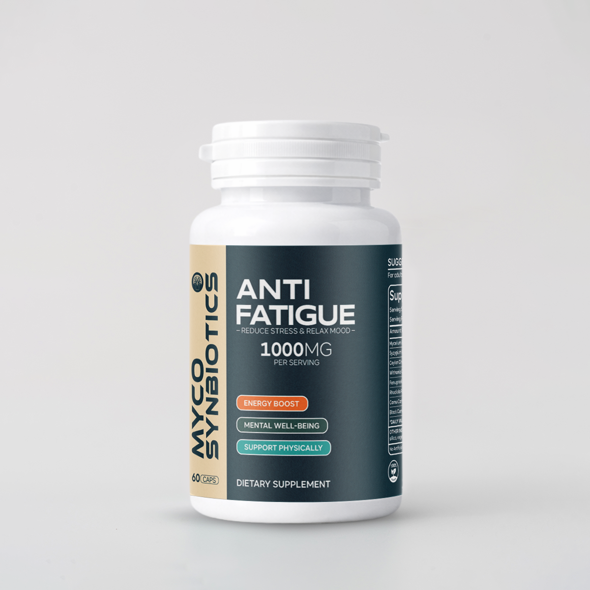 Anti Fatigue Capsules | Stress Support & Energy Boost Supplement