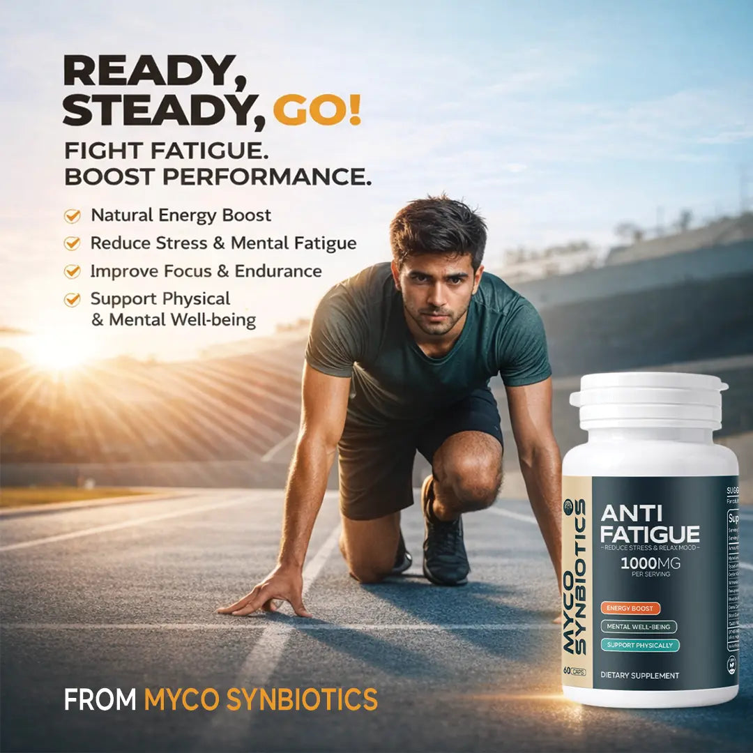 Anti Fatigue Capsules | Stress Support & Energy Boost Supplement