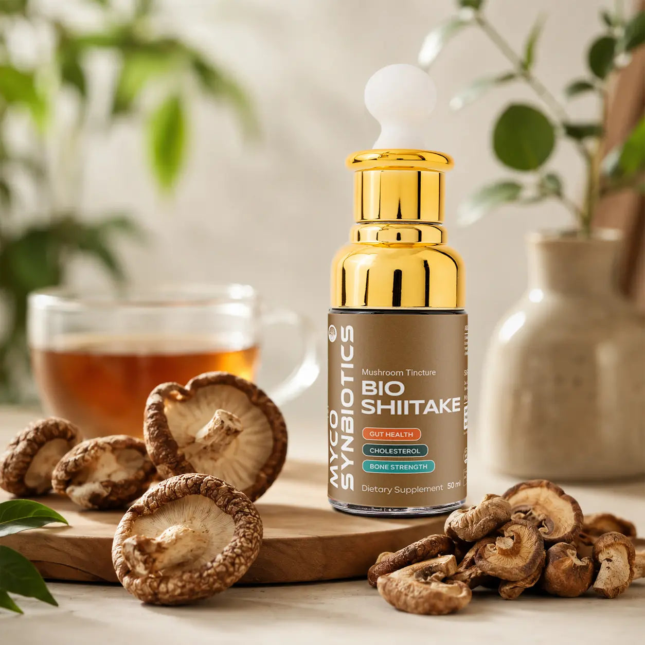 Bio Shiitake Mushroom Extract – Premium Dual Extract for Immune & Heart Health