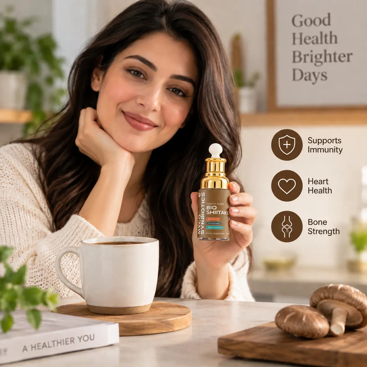 Bio Shiitake Mushroom Extract – Premium Dual Extract for Immune & Heart Health
