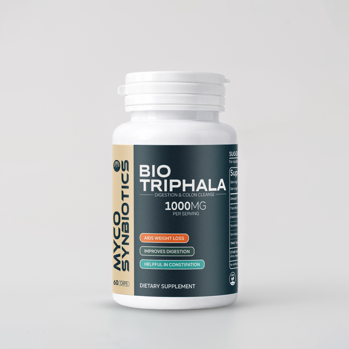 Bio Triphala Capsules | Organic Digestion & Colon Health Supplement