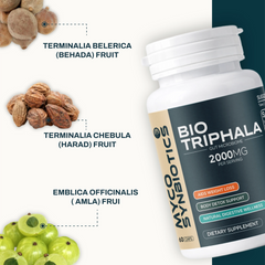 Bio Triphala Capsules | Organic Digestion & Colon Health Supplement