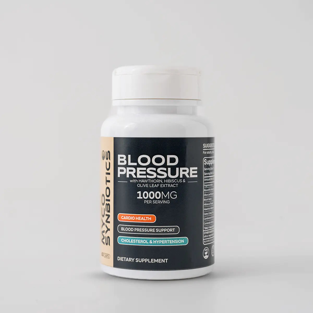 Blood Pressure Support with Hawthorn Berry & Hibiscus | Natural Heart Health