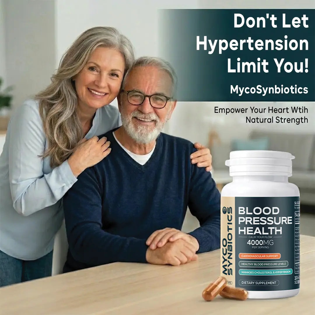 Blood Pressure Support with Hawthorn Berry & Hibiscus | Natural Heart Health